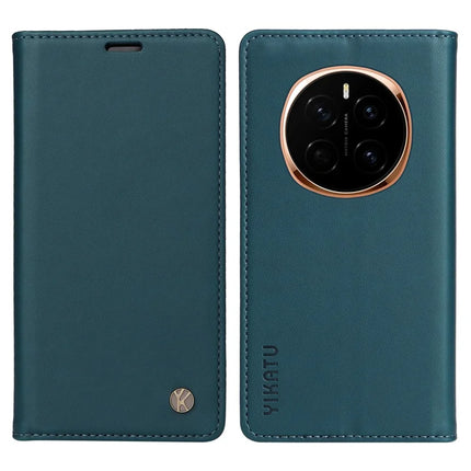 YIKATU YK-001 For Honor Magic7 5G Wallet Case Card Slot Stand Leather Phone Cover - Green