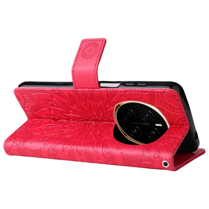 For Honor Magic7 5G Case Sunflower Leather Wallet Phone Cover