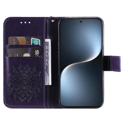 For Honor Magic7 5G Case Sunflower Leather Wallet Phone Cover