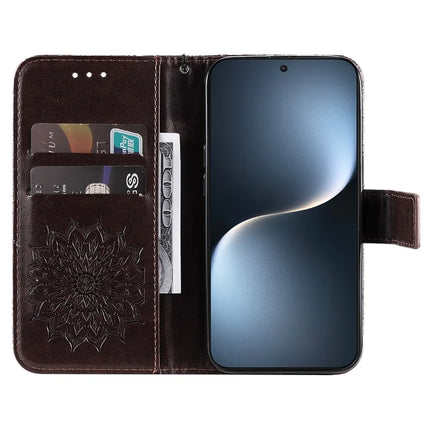For Honor Magic7 5G Case Sunflower Leather Wallet Phone Cover