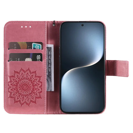 For Honor Magic7 5G Case Sunflower Leather Wallet Phone Cover