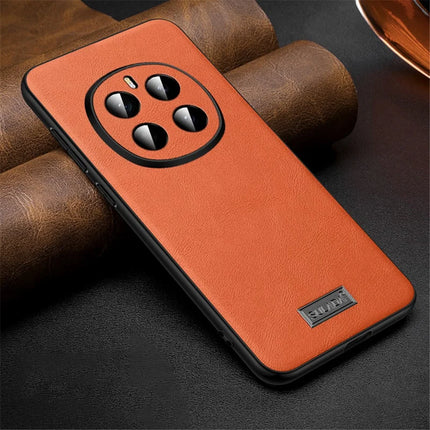 SULADA For Honor Magic7 5G Case PU Leather + TPU + PC Back Phone Cover - Orange