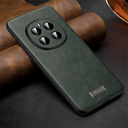 SULADA For Honor Magic7 5G Case PU Leather + TPU + PC Back Phone Cover - Green