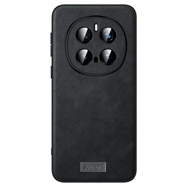 SULADA For Honor Magic7 Pro 5G Case PU Leather + TPU + PC Back Phone Cover - Black