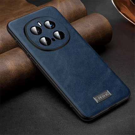 SULADA For Honor Magic7 Pro 5G Case PU Leather + TPU + PC Back Phone Cover - Blue