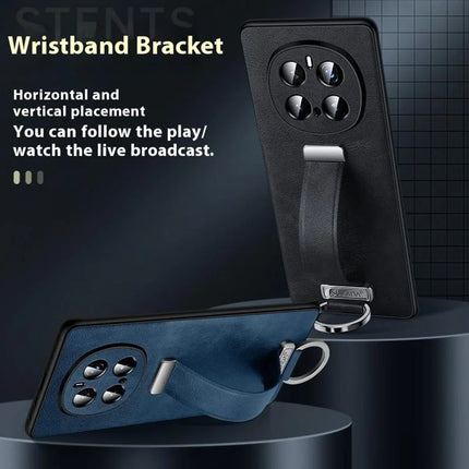 SULADA Fashion Series for Honor Magic7 Pro 5G Case Wristband Kickstand Leather Back Phone Cover
