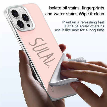 SULADA For iPhone 16 Pro Max Case Frameless PU + PC Back Phone Cover