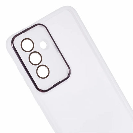 For Samsung Galaxy A36 5G Case Electroplated Camera Frame TPU Phone Cover