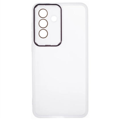 For Samsung Galaxy A56 5G Case Electroplated Camera Frame TPU Phone Cover