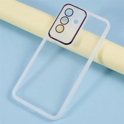 For Samsung Galaxy A56 5G Case Electroplated Camera Frame TPU Phone Cover