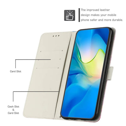 For Samsung Galaxy A05s 4G Stand Case Marble Pattern PU Leather Wallet Phone Cover with Wrist Strap