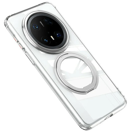 For Huawei Mate 70 Pro+  /  Mate 70 Pro Case Compatible with MagSafe TPU + Acrylic + Metal Kickstand Matte Phone Cover