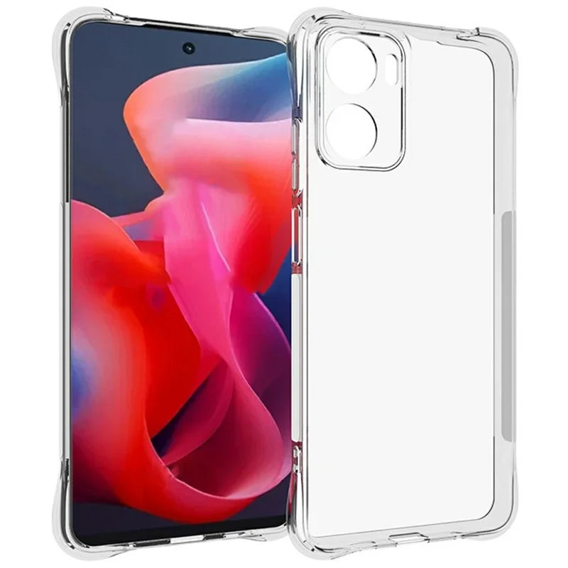ShopCaseCart Shockproof Premium Motorola Moto G05 4G TPU Phone Protective cover Non Slip Transparent Mobile Phone Guard