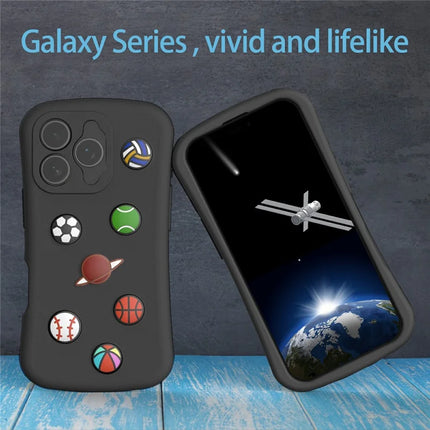 For iPhone 16 Pro Max Case Galaxy Series Pattern EVA Anti Drop Phone Cover