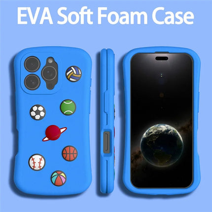 For iPhone 16 Pro Max Case Galaxy Series Pattern EVA Anti Drop Phone Cover