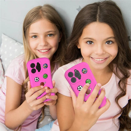 For iPhone 16 Pro Max Case Galaxy Series Pattern EVA Anti Drop Phone Cover