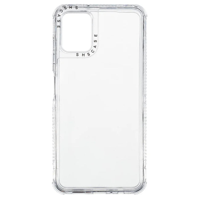 For Samsung Galaxy A06 Crystal Clear Case 3 in 1 Shockproof PC + TPU Phone Cover