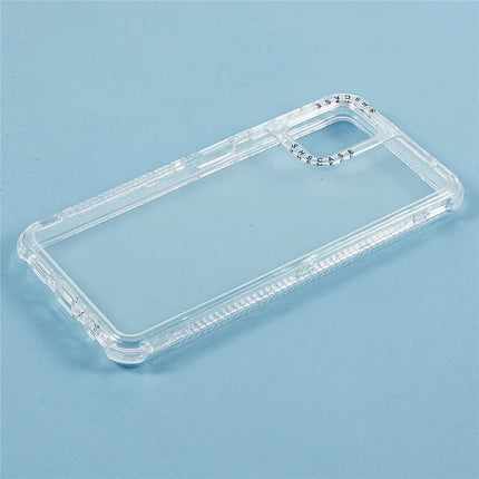 For Samsung Galaxy A06 Crystal Clear Case 3 in 1 Shockproof PC + TPU Phone Cover