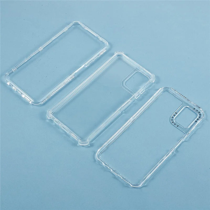 ShopCaseCart Case Samsung Galaxy A06 Crystal Clear Protective cover 3 in 1 Impact-resistant PC + TPU Phone Guard