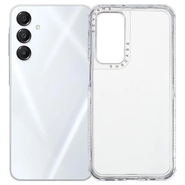 For Samsung Galaxy A16 5G / A16 4G Crystal Clear Case 3 in 1 Shockproof PC + TPU Phone Cover 