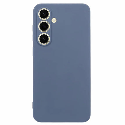 For Samsung Galaxy A56 5G Case TPU Back Soft Anti-Scratch Fiber Lining Phone Cover - Lavender Grey
