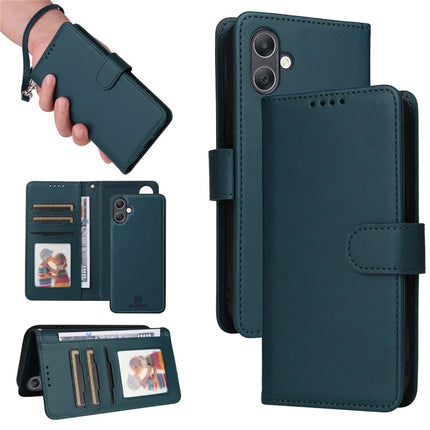 BETOPNICE 005 For Samsung Galaxy A06 Stand Case PU Leather Wallet Phone Cover - Blue