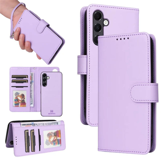 BETOPNICE 005 For Samsung Galaxy A16 4G / 5G Stand Case PU Leather Wallet Phone Cover - Purple