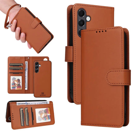 BETOPNICE 005 For Samsung Galaxy A16 4G / 5G Stand Case PU Leather Wallet Phone Cover - Brown