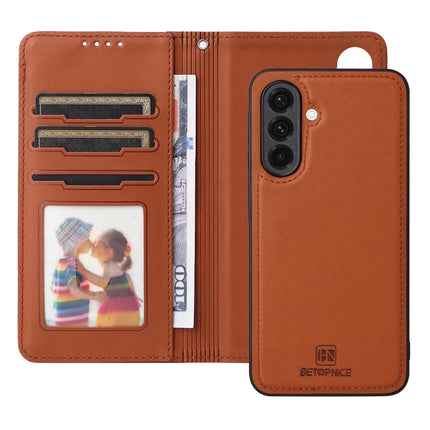 BETOPNICE 005 For Samsung Galaxy A36 5G Stand Case PU Leather Wallet Phone Cover