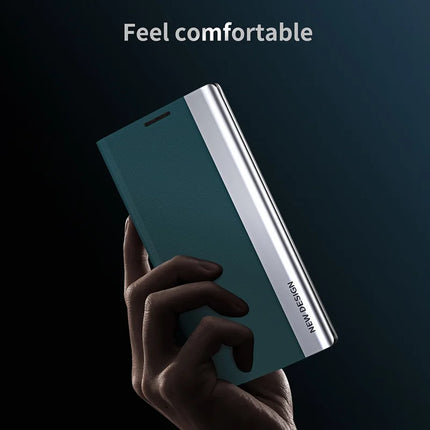 For Samsung Galaxy A56 5G Case Antidrop Leather Phone Cover with Stand