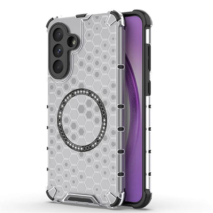 For Samsung Galaxy A56 5G  /  A36 5G Case Compatible with MagSafe Honeycomb Design TPU + PC Phone Cover
