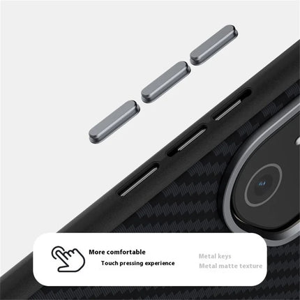 ABEEL For Honor 300 Ultra Case Compatible with MagSafe Carbon Fiber Texture Back Cover
