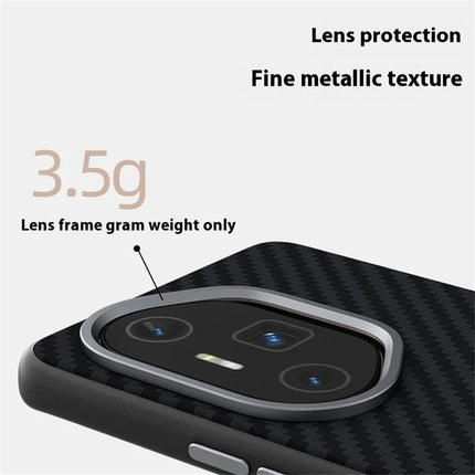 ABEEL For Honor 300 Ultra Case Compatible with MagSafe Carbon Fiber Texture Back Cover