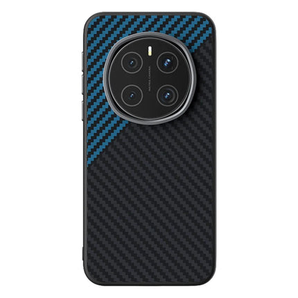 ABEEL For Honor Magic7 5G Case Compatible with MagSafe Carbon Fiber Texture Back Cover - Black  /  Blue