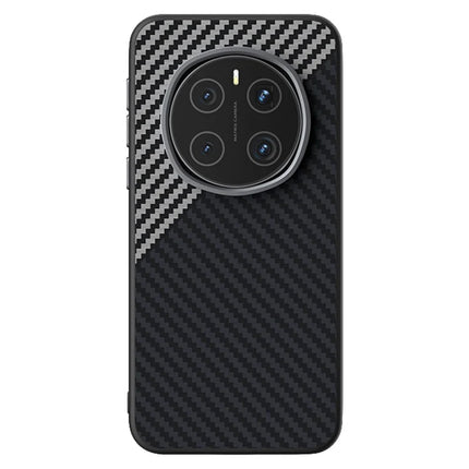 ABEEL For Honor Magic7 Pro 5G Case Compatible with MagSafe Carbon Fiber Texture Back Cover - Black  /  Silver