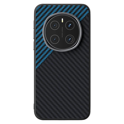 ABEEL For Honor Magic7 Pro 5G Case Compatible with MagSafe Carbon Fiber Texture Back Cover - Black  /  Blue