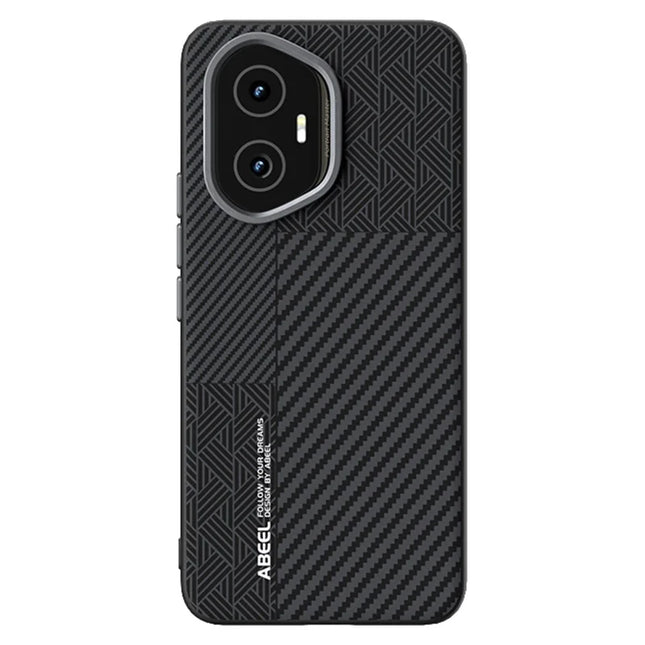 ABEEL For Honor 300 Case PC + TPU + Aluminum Alloy + PU Leather Phone Cover Compatible with MagSafe - Texture 1