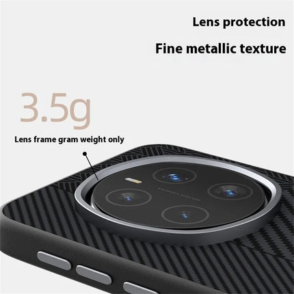 ABEEL For Honor Magic7 5G Case PC + TPU + Aluminum Alloy + PU Leather Phone Cover Compatible with MagSafe
