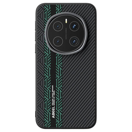 ABEEL For Honor Magic7 5G Case PC + TPU + Aluminum Alloy + PU Leather Phone Cover Compatible with MagSafe - Texture 2