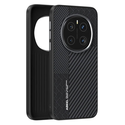 ABEEL For Honor Magic7 Pro 5G Case PC + TPU + Aluminum Alloy + PU Leather Phone Cover Compatible with MagSafe