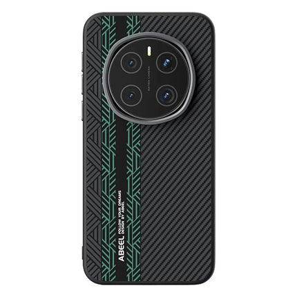ABEEL For Honor Magic7 Pro 5G Case PC + TPU + Aluminum Alloy + PU Leather Phone Cover Compatible with MagSafe - Texture 2