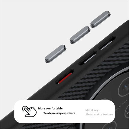 ABEEL For Honor Magic7 Pro 5G Case PC + TPU + Aluminum Alloy + PU Leather Phone Cover Compatible with MagSafe
