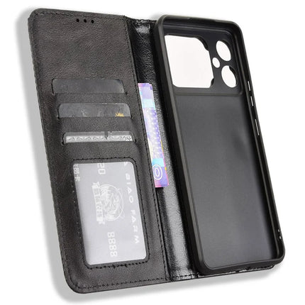 For Cubot A20 Leather Case Wallet Stand Retro Texture Phone Cover