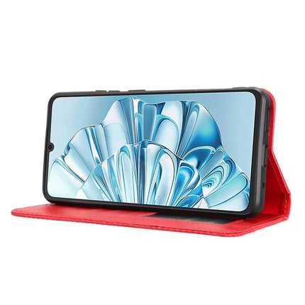 For Cubot A20 Leather Case Wallet Stand Retro Texture Phone Cover