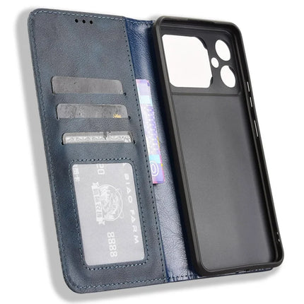For Cubot A20 Leather Case Wallet Stand Retro Texture Phone Cover