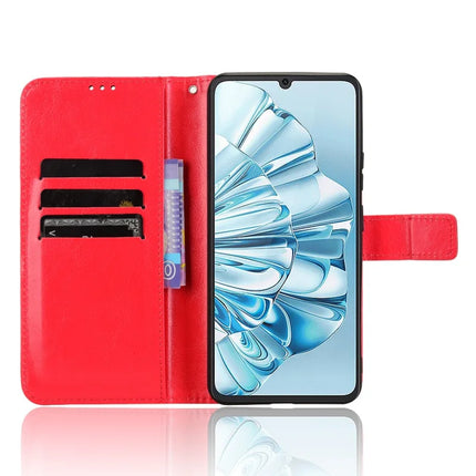 For Cubot A20 Case Crazy Horse Texture PU Leather Phone Wallet Cover