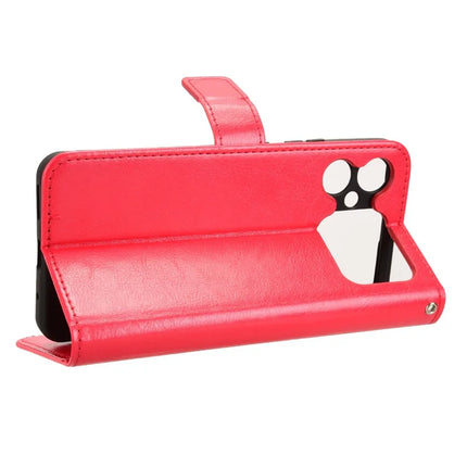 For Cubot A20 Case Crazy Horse Texture PU Leather Phone Wallet Cover