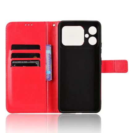 For Cubot A20 Case Crazy Horse Texture PU Leather Phone Wallet Cover