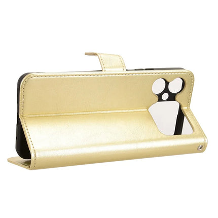 For Cubot A20 Case Crazy Horse Texture PU Leather Phone Wallet Cover