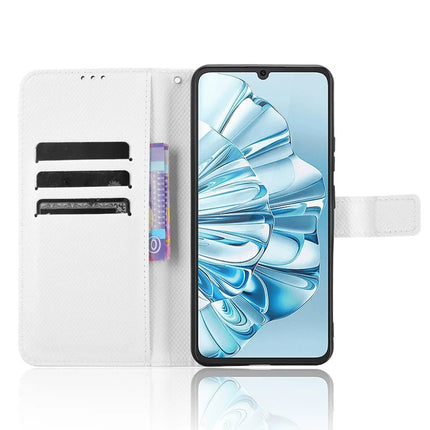 For Cubot A20 Case PU Leather Diamond Texture Wallet Phone Cover